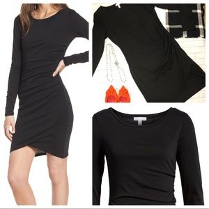 Leith Nordstrom, Ruched Long Sleeve Dress, XL, EUC